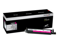 Lexmark 700D3 - Magenta - alkuperäinen - kehitinsarja LCCP malleihin Lexmark C2132, CS310, CS317, CS417, CS517, CX317, CX410, CX417, CX510, CX517, XC2130 70C0D30