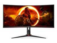 AOC Gaming CU34G2XP/BK - écran LED - incurvé - 34" - HDR CU34G2XP/BK