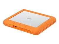 LaCie Rugged RAID Shuttle STHT8000800 - Kiintolevyasemaryhmä - 8 Tt - 2 telineet - HDD 4 Tt x 2 - USB 3.1 (ulkoinen) - sekä 3 years Rescue Data Recovery Service Plan STHT8000800