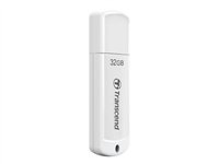 Transcend JetFlash 370 - USB Flash-asema - 32 Gt - USB 2.0 - valkoinen TS32GJF370