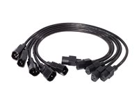 APC - Strömkabel - power IEC 60320 C13 till IEC 60320 C14 - svart AP9890