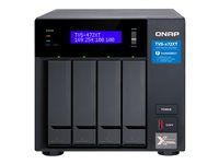 QNAP TVS-472XT - NAS-palvelin - 4 telineet - SATA 6Gb/s - RAID RAID 0, 1, 5, 6, 10, JBOD, 1 hot spare, 10 hot spare, 5 hot spare, 6 hot spare - RAM 4 Gt - Gigabit Ethernet / 2.5 Gigabit Ethernet / 5 Gigabit Ethernet / 10 Gigabit Ethernet - iSCSI tuki TVS-472XT-I3-4G