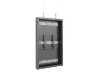 Multibrackets M Pro Series - Hölje - för digital skylt - vajer, liten - stål - vit - skärmstorlek: 43" - takmonterbar 7350105213687