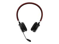 Jabra Evolve 65 SE MS Stereo - Kuulokkeet + mikrofoni - korvien päällä - Bluetooth - langaton - USB - sertifioitu Microsoft Teamsille malleihin Jabra Evolve; LINK 380a MS 6599-833-309