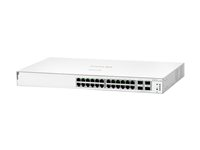 HPE Networking Instant On 1930 24G Class4 PoE 4SFP/SFP+ 195W Switch - Switch - L3 - Administrerad - 24 x 10/100/1000 (PoE) + 4 x 1 Gigabit / 10 Gigabit SFP+ - rackmonterbar - PoE (195 W) JL683B#ABB