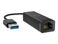 HP USB 3.0 to RJ45 Adapter G2 - Verkkosovitin - USB 3.0 - Gigabit Ethernet x 1 malleihin HP 245 G10 Notebook, 250 G9 Notebook; Fortis 11 G9 Q Chromebook 4Z7Z7AA