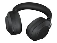 Jabra Evolve2 85 UC Stereo - Headset - fullstorlek - Bluetooth - trådlös - aktiv brusradering - 3,5 mm kontakt - ljudisolerande - svart 28599-989-889