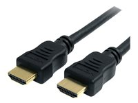StarTech.com 3m High Speed HDMI Cable w/ Ethernet Ultra HD 4k x 2k - HDMI-kabel med Ethernet - HDMI hane till HDMI hane - 3 m - svart HDMM3MHS