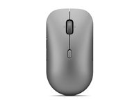 Lenovo Pro Plus 6050 - Mus - flerlägen - optisk - 6 knappar - trådlös - Bluetooth 5.3, 2.4 GHz - trådlös USB-mottagare - luna gray - brun låda - för ThinkPad T16 Gen 4 21QN 4Y51S61878