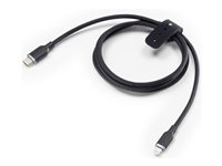 mophie charge stream - Lightning-kabel - 24 pin USB-C hane till Lightning hane - 1 m - vit - stöd för strömleverans på upp till 30 W 409912832