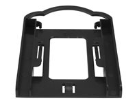 Startech 2,5" SSD/HDD-monteringsfäste för 3,5" enhetsfack - Verktygslös installation - Adapter för lagringsfack - 3,5 till 2,5 tum - svart - för P/N: M2E4SFF8643, PEX4SFF8643, U2M2E125 BRACKET125PT