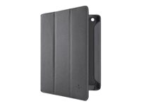 Belkin Tri-Fold Folio with Stand - Skyddsfodral för surfplatta - asfalt, grus F8N758CWC00