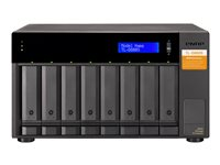 QNAP TL-D800S - Kiintolevyasemaryhmä - 8 telineet (SATA-600) - SATA 6Gb/s (ulkoinen) TL-D800S