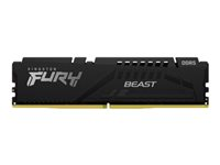 Kingston FURY Beast - DDR5 - moduuli - 16 Gt - DIMM 288 nastaa - 6800 MHz / PC5-54400 - CL34 - 1.4 V - puskuroimaton - on-die ECC - musta KF568C34BB-16