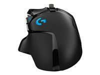 Logitech Gaming Mouse G502 (Hero) - Hiiri - optinen - 11 painiketta - langaton, langallinen - 2.4 GHz - USB johdoton vastaanotin 910-005568