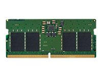 Kingston - DDR5 - moduuli - 8 Gt - 262-nastainen SO-DIMM - 4800 MHz / PC5-38400 - CL40 - 1.1 V - puskuroimaton - non-ECC malleihin Dell Inspiron 14, 16; Precision 34XX, 7770; Lenovo IdeaPad Gaming 3 16 KCP548SS6-8