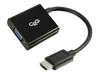 C2G - Videokonverterare - HDMI - HDMI, VGA - svart 80500