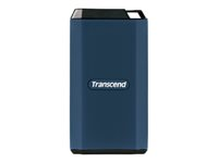 Transcend ESD410C - SSD - salattu - 4 Tt - ulkoinen (kannettava) - USB (USB-C liitin) - AES 256 bittiä - tummansininen TS4TESD410C