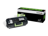 Lexmark 522H - Tuottoisa - musta - alkuperäinen - väriainekasetti LCCP, LRP malleihin Lexmark MS810, MS811, MS812 52D2H00