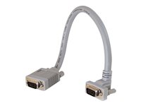 C2G Premium SXGA 90° Up Angled - VGA-förlängningskabel - HD-15 (VGA) (hane) till HD-15 (VGA) (hona) - 15 m - 90° anslutning 81058