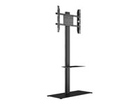 Multibrackets M Display Stand 180 Single - Teline malleihin LCD- / LED-näyttö - alumiini, teräs - musta -näytön koko: 24"-65" - lattialla seisova, hyllyyn asennettu 7350105216862