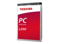 Toshiba L200 Laptop PC - Kiintolevyasema - 1 Tt - sisäinen - 2.5" - SATA 6Gb/s - 5400 kierrosta/min - puskuri: 8 Mt HDWJ110UZSVA