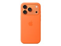 Apple - Skydd för mobiltelefon - MagSafe-kompatibilitet - silikon - orange - för iPhone 17 Pro MGFE4ZM/A