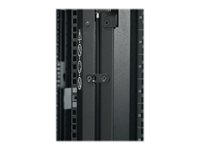 APC NetShelter SX Enclosure - Rack - svart - 48U - 19" - för P/N: SMT3000RMI2UC, SMX2KR2UNCX145, SRT3000RMXLA-NC, SRT3000RMXLT-NC, SRT5KRMXLTUS AR3307X617