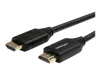 Startech Premium Höghastighets HDMI-kabel med Ethernet - 4K 60 Hz - 3 m - HDMI-kabel med Ethernet - HDMI hane till HDMI hane - 3 m - svart - för P/N: EXTEND-HDMI-4K40C6P1, KITBXAVHDPEU, KITBXAVHDPUK, KITBXDOCKPEU, KITBXDOCKPUK HDMM3MP