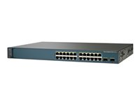 Cisco Catalyst 3560V2-24TS - Switch - L3 - Administrerad - 24 x 10/100 + 2 x SFP - rackmonterbar WS-C3560V2-24TS-S