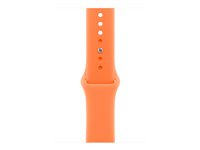 Apple - Band för smart klocka - 46mm - M/L (passar handleder på 160 - 210 mm) - klementin - för Watch Hermès Series 12, SE 3, Series 10, Series 11, Series 12, Ultra 3, Ultra 4 MHYL4ZM/A