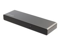 Startech Thunderbolt 3 Dock, Dual 4K 60Hz Monitor TB3 Docking Station with DisplayPort, HDMI & 1080p VGA, 85W Power Delivery & Charging, Gigabit Ethernet, Universal Thunderbolt 3 Dock - TB3 Dock w/ 85W PD (TB3DK2DHVUE) - Dockningsstation - Thunderbolt 3 - VGA, HDMI, 2 x DP - 1GbE - Storbritannien, Europa TB3DK2DHVUE