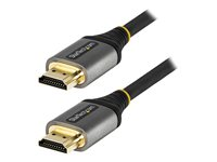 Startech 12ft (4m) HDMI 2.1 Cable, Certified Ultra High Speed HDMI Cable 48Gbps, 8K 60Hz/4K 120Hz HDR10+ eARC, Ultra HD 8K HDMI Cable/Cord w/TPE Jacket, For UHD Monitor/TV/Display - Dolby Vision/Atmos, DTS-HD (HDMM21V4M) - Ultra High Speed - HDMI-kabel med Ethernet - HDMI hane till HDMI hane - 4 m - skärmad - grå, svart - passiv, 4K120Hz stöd, 8K60 Hz (7680 x 4320) stöd - för P/N: 4PORT-8K-HDMI-SWITCH HDMM21V4M
