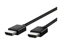 Belkin - Ultra High Speed - HDMI-kabel - HDMI hane till HDMI hane - 1 m - svart - 4K120Hz stöd, 8K60Hz stöd, braided AV10176BT1M-BLK
