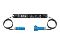 Eaton ePDU G3 In-Line Monitored - Virtamonitorointiyksikkö (telineasennettava) - Vaihtovirta 230 V - 7 kW - Ethernet, RS-232 - lähtöliittimet: 1 - 0U - musta EILB13