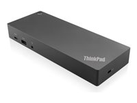 Lenovo ThinkPad Hybrid USB-C with USB-A Dock - Dockningsstation - USB-C - 2 x HDMI, 2 x DP - 1GbE - 135 watt - Campus - för ThinkPad T16 Gen 4 21QN 40AF0135EU