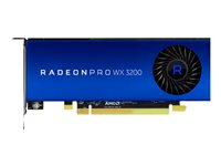 AMD Radeon Pro WX 3200 - Näytönohjain - Radeon Pro WX 3200 - 4 Gt GDDR5 - PCIe 3.0 x16 - 4 x Mini DisplayPort malleihin Workstation Z2 G4 (MT, SFF), Z2 G5 (SFF), Z2 G8, Z4 G4, Z6 G4, Z8 G4 6YT68AA