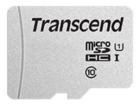 Transcend 300S - Flash-muistikortti (sovitin sisältyvä) - 16 Gt - UHS-I U1 / Class10 - microSDHC UHS-I TS16GUSD300S-A