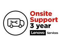 Lenovo Onsite Upgrade - Utökat serviceavtal - material och tillverkning (för stationära datorer) - 3 år - på platsen - för ThinkCentre M32; M53; M600; M700; M720q; M73; M73e; M83; V530-15ICB 5WS0D80895