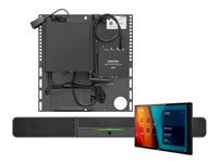 Crestron Flex UC-B30-T-WM - For Microsoft Teams Rooms - paket för videokonferens (soundbar, pekskärmskonsol, mini-dator) - Certifierad för Microsoft-teams - svart - power adapter included UC-B30-T-WM