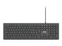 PORT Connect EXECUTIVE OFFICE - Tangentbord - USB, USB-C - svensk 900754-SW