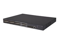 HPE 5130-24G-SFP-4SFP+ EI - Switch - L3 - Administrerad - 24 x Gigabit SFP + 8 x delad 10/100/1000 + 4 x 10 Gigabit Ethernet / 1 Gigabit Ethernet SFP+ - rackmonterbar JG933A