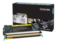 Lexmark - Gul - original - tonerkassett LCCP, LRP - för Lexmark C746dn, C746dtn, C746n, C748de, C748dte, C748e C746A1YG