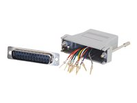 C2G - Seriell adapter - RJ-45 (10 pin) (hona) till DB-25 (hane) - grå 81553