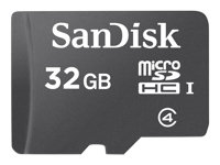 SanDisk - Flash-muistikortti - 32 Gt - Class 4 - microSDHC - musta SDSDQM-032G-B35A