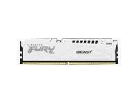 Kingston FURY Beast - DDR5 - moduuli - 16 Gt - DIMM 288 nastaa - 5200 MHz / PC5-41600 - CL36 - 1.25 V - puskuroimaton - on-die ECC - valkoinen KF552C36BWE-16