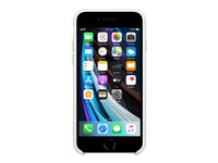 Apple - Skydd för mobiltelefon - silikon - vit - för iPhone 7, 8, SE (andra generationen) MXYJ2ZM/A