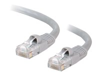 C2G Cat5e Booted Unshielded (UTP) Network Patch Cable - Kytkentäkaapeli - RJ-45 (uros) to RJ-45 (uros) - 30 m - UTP - CAT 5e - valettu, piikitön, säikeinen - harmaa 83150