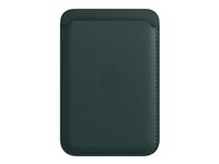 Apple - Plånbok för mobiltelefon/kreditkort - med MagSafe - läder - skogsgrön - för iPhone 12, 13, 14, 15, 16, 16e, 17, 17e, 18, Air MPPT3ZM/A