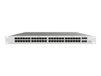 Cisco Meraki Cloud Managed MS120-48 - Kytkin - Hallinnoitu - 48 x 10/100/1000 + 4 x Gigabit SFP - telineeseen asennettava, työpöytä MS120-48-HW